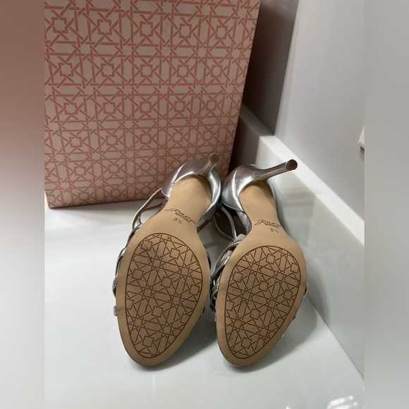 Jewel Badgley Mischka Hazel Embellished T-Strap Sandal - Picture 7 of 7